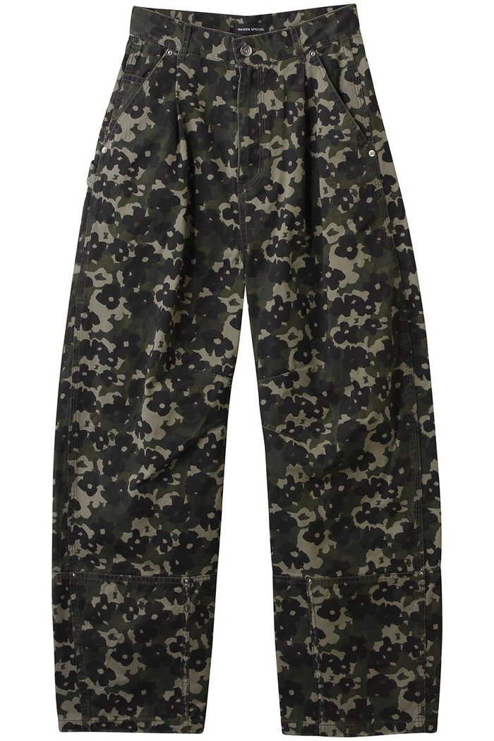【メゾンスペシャル/MAISON SPECIAL】のFlower Camouflage Curve Pants/フラワーカモフラージュカーブパンツ インテリア・キッズ・メンズ・レディースファッション・服の通販 founy(ファニー) https://founy.com/ ファッション Fashion レディースファッション Fashion for Women パンツ Pants & Trousers ガーリー Girly, Feminine Style フラワー Flower, Floral モチーフ Motif, Design Theme 無地 Plain, Solid Color ループ Loop, Loop Knit レース Lace, Lace Fabric おすすめ Recommended / Our Picks |ID: prp329100004308120 ipo3291000000032902301
