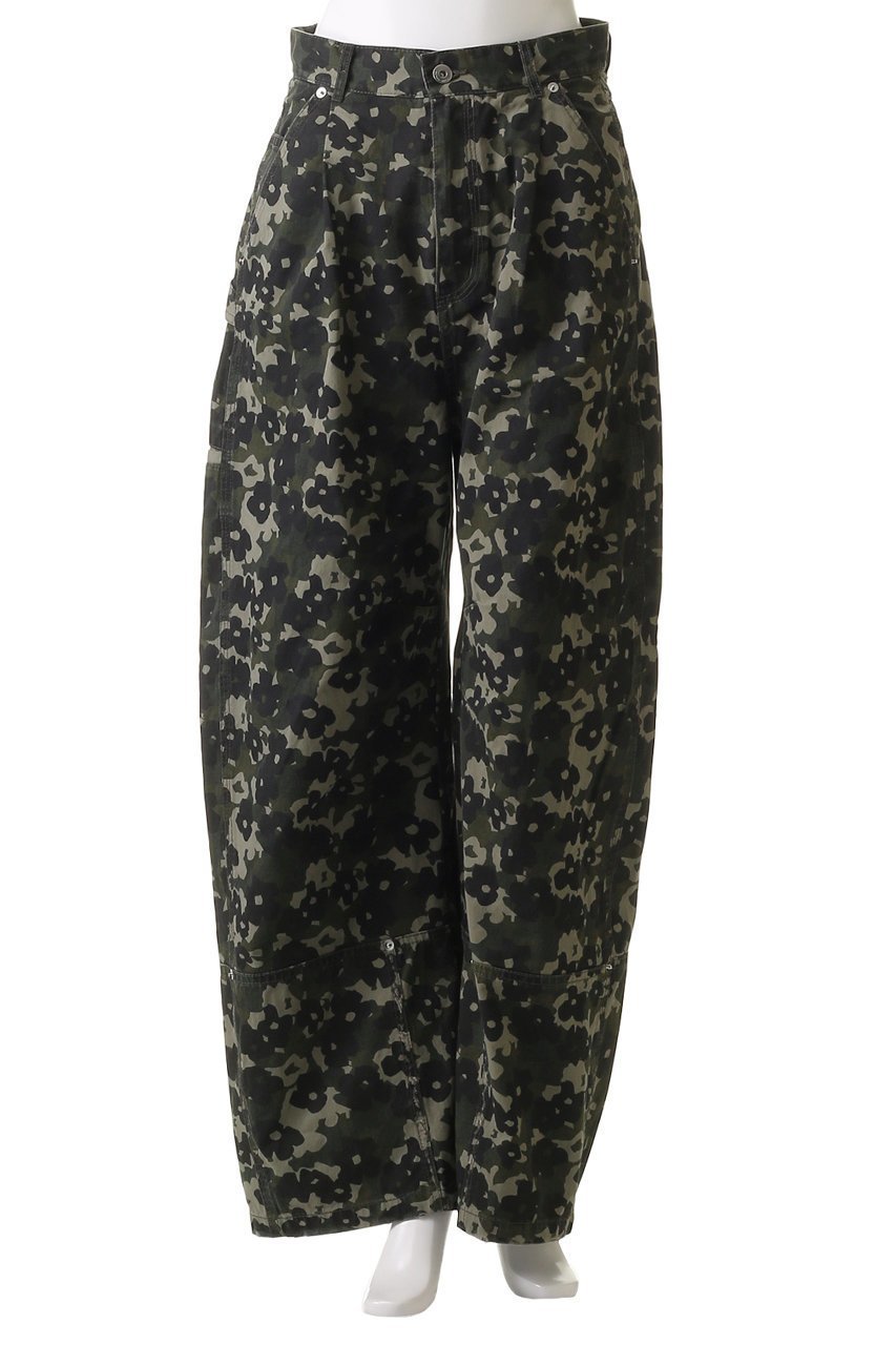 【メゾンスペシャル/MAISON SPECIAL】のFlower Camouflage Curve Pants/フラワーカモフラージュカーブパンツ 人気、トレンドファッション・服の通販 founy(ファニー) 　ファッション　Fashion　レディースファッション　Fashion for Women　パンツ　Pants & Trousers　ガーリー　Girly, Feminine Style　フラワー　Flower, Floral　モチーフ　Motif, Design Theme　無地　Plain, Solid Color　ループ　Loop, Loop Knit　レース　Lace, Lace Fabric　おすすめ　Recommended / Our Picks　other-2|ID: prp329100004308120 ipo3291000000032902305