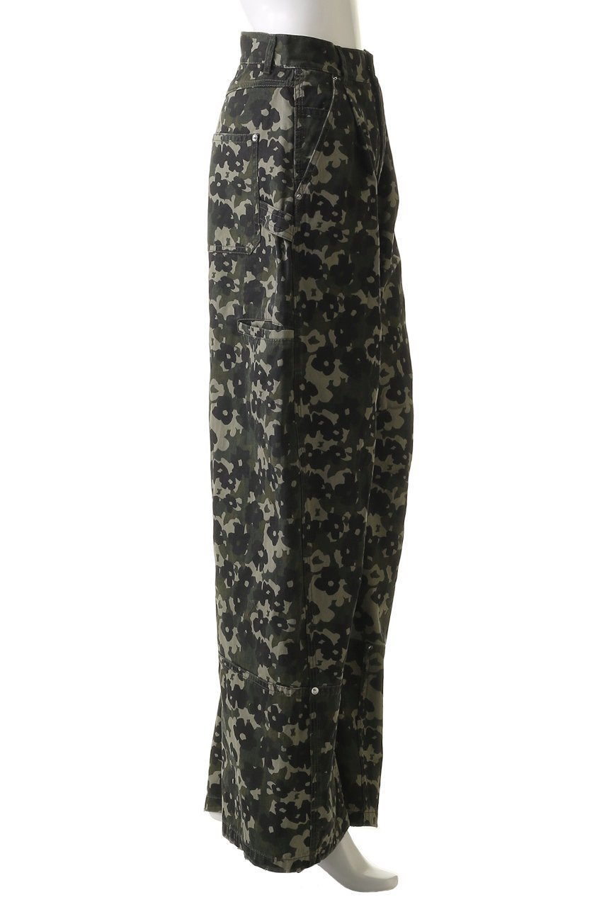 【メゾンスペシャル/MAISON SPECIAL】のFlower Camouflage Curve Pants/フラワーカモフラージュカーブパンツ 人気、トレンドファッション・服の通販 founy(ファニー) 　ファッション　Fashion　レディースファッション　Fashion for Women　パンツ　Pants & Trousers　ガーリー　Girly, Feminine Style　フラワー　Flower, Floral　モチーフ　Motif, Design Theme　無地　Plain, Solid Color　ループ　Loop, Loop Knit　レース　Lace, Lace Fabric　おすすめ　Recommended / Our Picks　other-3|ID: prp329100004308120 ipo3291000000032902308