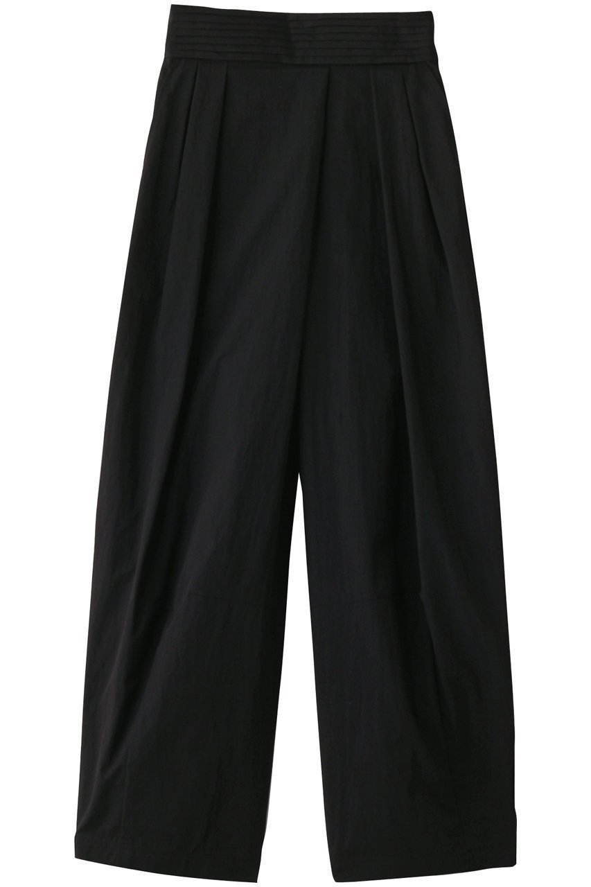 【メゾンスペシャル/MAISON SPECIAL】のWaist Pleats Cocoon Pants/ウエストプリーツコクーンパンツ インテリア・キッズ・メンズ・レディースファッション・服の通販 founy(ファニー) 　ファッション　Fashion　レディースファッション　Fashion for Women　パンツ　Pants & Trousers　プリーツ　Pleats, Pleated　BLK(ブラック)|ID: prp329100004308121 ipo3291000000032919772