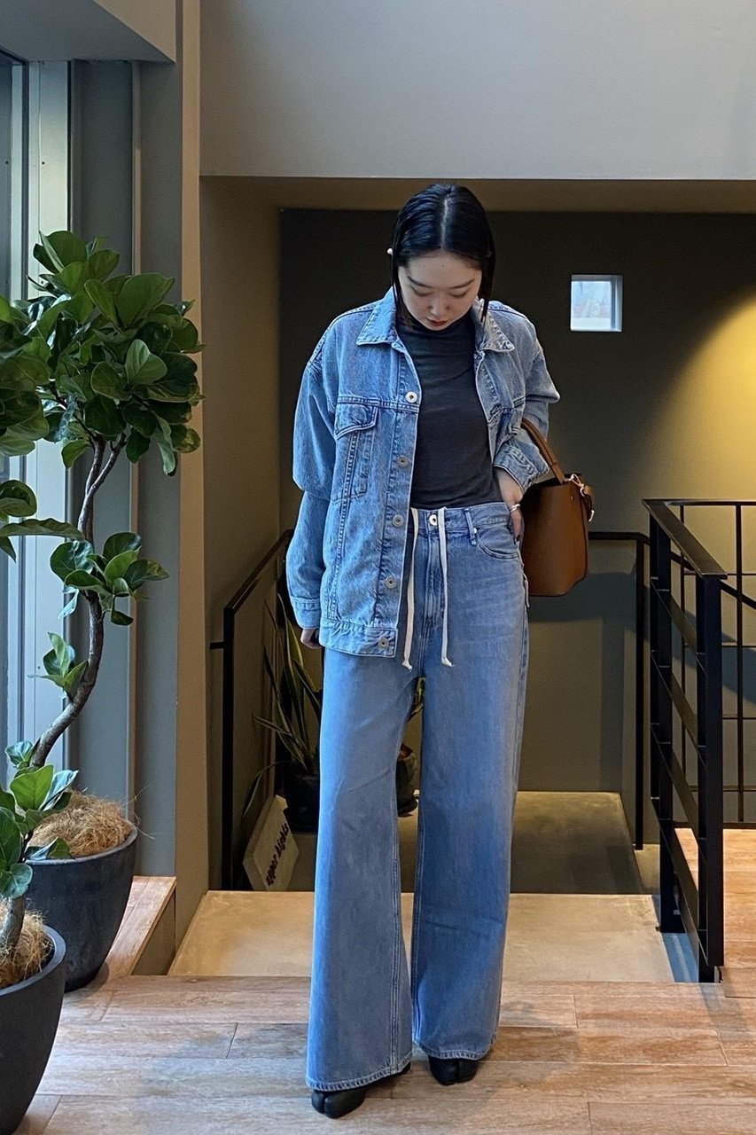【アッパー ハイツ/upper hights】のTHE LARA ワイドストレートデニムパンツ 人気、トレンドファッション・服の通販 founy(ファニー) 　ファッション　Fashion　レディースファッション　WOMEN　パンツ　Pants　デニムパンツ　Denim Pants　デニム　Denim　トレンド　Trend　今季　This Season　定番　Standard　other-8|ID: prp329100004308124 ipo3291000000031367403