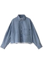 【アッパー ハイツ/upper hights】のTHE CROPPED ESSENCE デニムシャツ FLOW DESTROY|ID: prp329100004308125 ipo3291000000032932127
