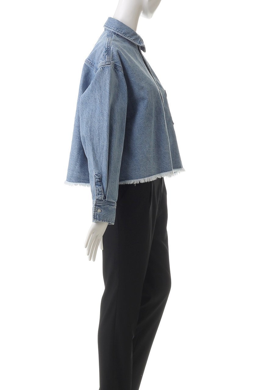 【アッパー ハイツ/upper hights】のTHE CROPPED ESSENCE デニムシャツ 人気、トレンドファッション・服の通販 founy(ファニー) 　ファッション　Fashion　レディースファッション　Fashion for Women　アウター　Coat / Outerwear Collection　レディースジャケット・軽アウター　Jackets　クロップド　Cropped, Short Length　ジャケット　Jacket, Outerwear　デニム　Denim, Jeans Material　トレンド　Trend, Trending Now　バランス　Balance, Style Balance　フリンジ　Fringe, Tassel　羽織　Haori, Light Jacket　other-3|ID: prp329100004308125 ipo3291000000032932145