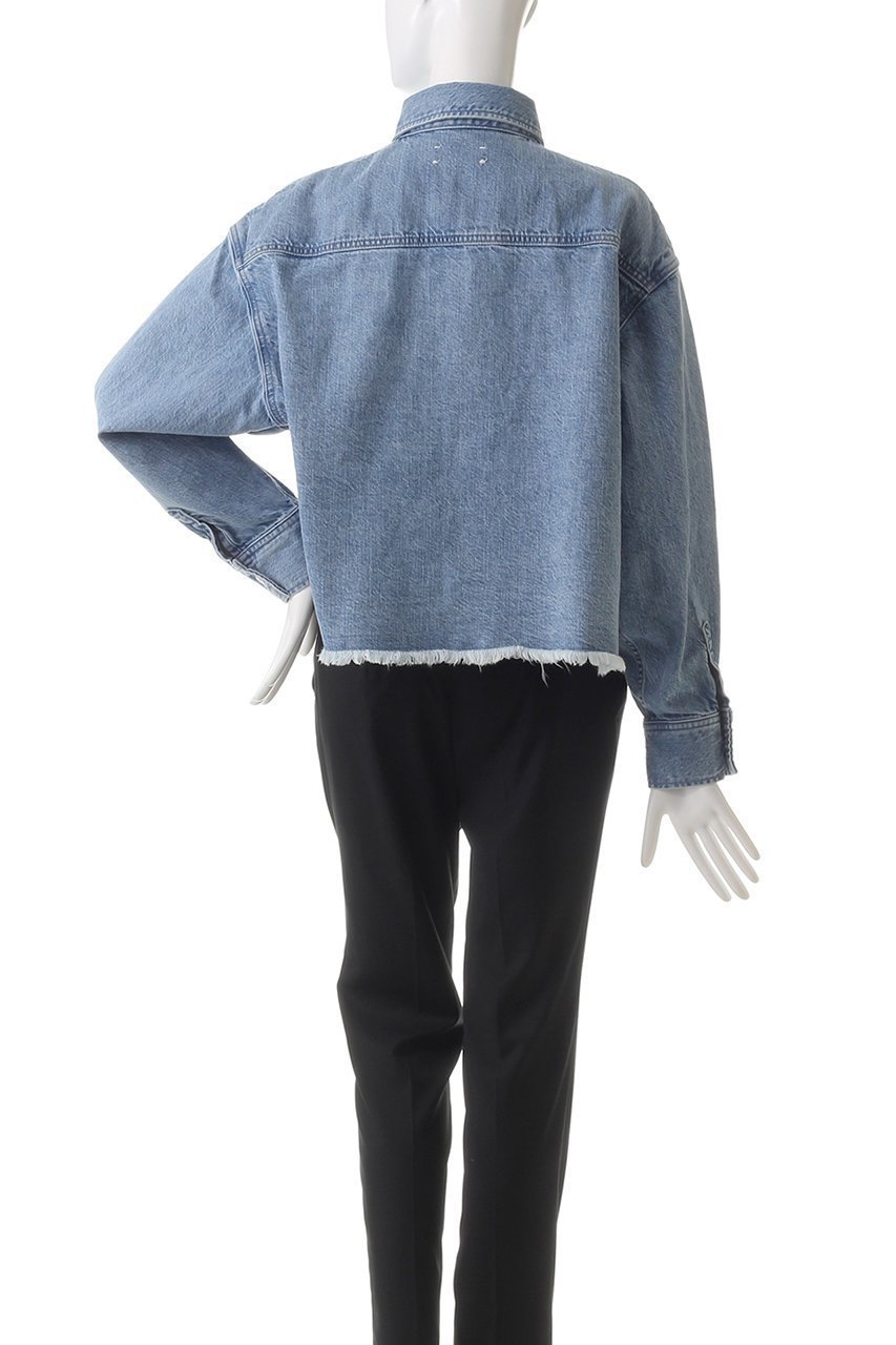 【アッパー ハイツ/upper hights】のTHE CROPPED ESSENCE デニムシャツ 人気、トレンドファッション・服の通販 founy(ファニー) 　ファッション　Fashion　レディースファッション　Fashion for Women　アウター　Coat / Outerwear Collection　レディースジャケット・軽アウター　Jackets　クロップド　Cropped, Short Length　ジャケット　Jacket, Outerwear　デニム　Denim, Jeans Material　トレンド　Trend, Trending Now　バランス　Balance, Style Balance　フリンジ　Fringe, Tassel　羽織　Haori, Light Jacket　other-4|ID: prp329100004308125 ipo3291000000032932154