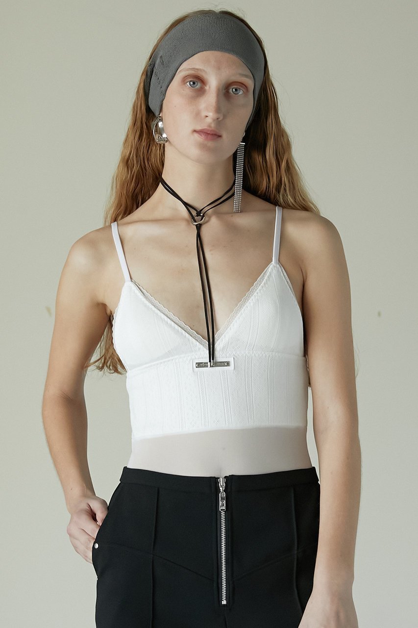 【プランク プロジェクト/PRANK PROJECT】のアイレットレースシアーキャミ / Eyelet lace Sheer camisole 人気、トレンドファッション・服の通販 founy(ファニー) 　ファッション　Fashion　レディースファッション　Fashion for Women　トップス・カットソー　Cut & Sew Tops　キャミソール&ノースリーブ　Camisoles & Sleeveless Tops　シャツ・ブラウス・オフィスカジュアル　Elegant Blouses & Button-Ups　ロングTシャツ・Tシャツ　Longline T-Shirts & Tees　カットソー・ベーシックTシャツ　Cut-and-Sewn Tops / Stretch Tees & Basics　おすすめ　Recommended / Our Picks　インナー　Innerwear　キャミソール　Camisole, Spaghetti Strap Top　クロップド　Cropped, Short Length　シアー　Sheer, See-Through　スカラップ　Scallop, Scalloped Edge　タンク　Tank Top, Sleeveless Top　トレンド　Trend, Trending Now　パターン　Pattern, Design Print　メッシュ　Mesh, Net Fabric　レース　Lace, Lace Fabric　other-7|ID: prp329100004308128 ipo3291000000032889241