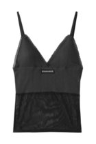 【プランク プロジェクト/PRANK PROJECT】のアイレットレースシアーキャミ / Eyelet lace Sheer camisole C.GRY(チャコールグレー)|ID: prp329100004308128 ipo3291000000035061355