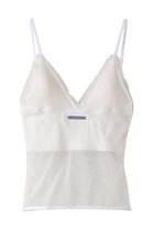 【プランク プロジェクト/PRANK PROJECT】のアイレットレースシアーキャミ / Eyelet lace Sheer camisole WHT(ホワイト)|ID: prp329100004308128 ipo3291000000035061356