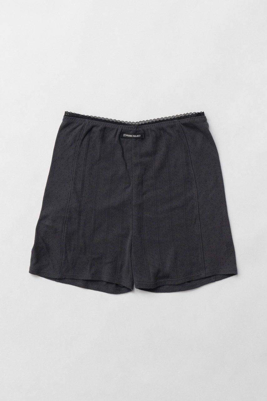 【プランク プロジェクト/PRANK PROJECT】のアイレットレースショーツ / Eyelet lace Shorts インテリア・キッズ・メンズ・レディースファッション・服の通販 founy(ファニー) 　ファッション　Fashion　レディースファッション　Fashion for Women　パンツ　Pants & Trousers　ショートパンツ・ハーフパンツ　High-Waisted & Relaxed Shorts　ショーツ　Shorts, Short Pants　ショート　Short, Short Length　スカラップ　Scallop, Scalloped Edge　ダブル　Double, Double-Breasted　パターン　Pattern, Design Print　メッシュ　Mesh, Net Fabric　レース　Lace, Lace Fabric　C.GRY(チャコールグレー)|ID: prp329100004308129 ipo3291000000032904065