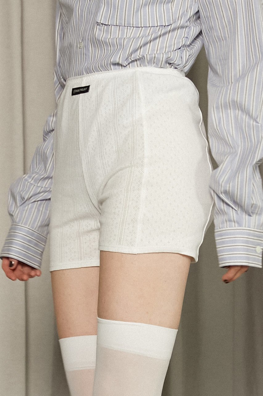 【プランク プロジェクト/PRANK PROJECT】のアイレットレースショーツ / Eyelet lace Shorts 人気、トレンドファッション・服の通販 founy(ファニー) 　ファッション　Fashion　レディースファッション　Fashion for Women　パンツ　Pants & Trousers　ショートパンツ・ハーフパンツ　High-Waisted & Relaxed Shorts　ショーツ　Shorts, Short Pants　ショート　Short, Short Length　スカラップ　Scallop, Scalloped Edge　ダブル　Double, Double-Breasted　パターン　Pattern, Design Print　メッシュ　Mesh, Net Fabric　レース　Lace, Lace Fabric　other-5|ID: prp329100004308129 ipo3291000000032904079