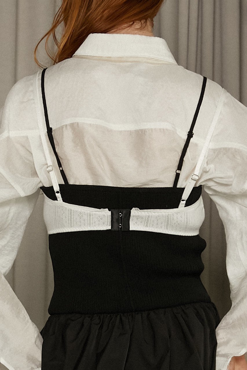 【プランク プロジェクト/PRANK PROJECT】のアイレットレースブラトップ / Eyelet lace Bra Top 人気、トレンドファッション・服の通販 founy(ファニー) 　ファッション　Fashion　レディースファッション　WOMEN　トップス・カットソー　Tops/Tshirt　キャミソール / ノースリーブ　No Sleeves　シャツ/ブラウス　Shirts/Blouses　ロング / Tシャツ　T-Shirts　カットソー　Cut and Sewn　おすすめ　Recommend　インナー　Inner　キャミソール　Camisole　スカラップ　Scalloped　タンク　Tank　パターン　Pattern　メッシュ　Mesh　レース　Race　other-4|ID: prp329100004308130 ipo3291000000031367467