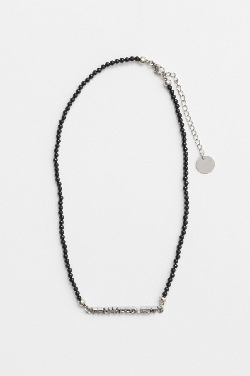 【プランク プロジェクト/PRANK PROJECT】のロゴビーズネックレス / Logo Beads Necklace 人気、トレンドファッション・服の通販 founy(ファニー) 　ファッション　Fashion　レディースファッション　WOMEN　ジュエリー　Jewelry　ネックレス　Necklaces　アシンメトリー　Asymmetry　ネックレス　Necklace　プレート　Plate　 other-1|ID: prp329100004308132 ipo3291000000029873881