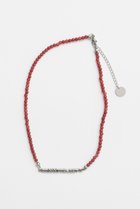 【プランク プロジェクト/PRANK PROJECT】のロゴビーズネックレス / Logo Beads Necklace RED(レッド)|ID: prp329100004308132 ipo3291000000029873883