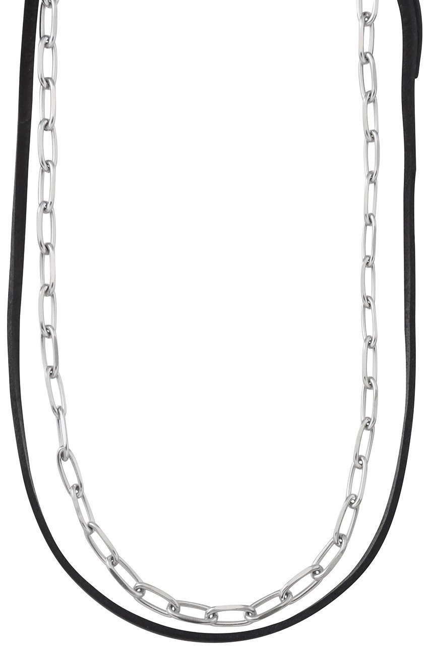 【プランク プロジェクト/PRANK PROJECT】のレザーチェーン2WAYチョーカー / Leather Chain 2way Choker 人気、トレンドファッション・服の通販 founy(ファニー) 　ファッション　Fashion　レディースファッション　Fashion for Women　ジュエリー　Jewelry　ネックレス　Necklaces & Pendants　シンプル　Simple, Minimal　チェーン　Chain, Chain Strap　チョーカー　Tulle, Mesh Fabric　ネックレス　Necklace, Pendant Necklace　フロント　Front, Front Design　other-4|ID: prp329100004308136 ipo3291000000035621619