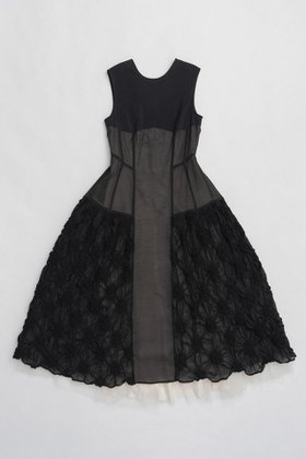 【プランク プロジェクト/PRANK PROJECT】のフラワーシャーリングパネルワンピース / Flower shirring panel dress 人気、トレンドファッション・服の通販 founy(ファニー) ファッション Fashion レディースファッション Fashion for Women ワンピース Dresses フォーマル・パーティードレス・結婚式用ドレス Elegant & Casual Dresses チュニック Tunic Tops & Dresses インナー Innerwear カッティング Cutting Detail シアー Sheer, See-Through シャーリング Shirring, Ruched ストレッチ Stretch, Stretchy Fabric スニーカー Sneakers, Trainers チュニック Tunic, Long Top チュール Tulip, Tulip Motif バランス Balance, Style Balance フラワー Flower, Floral フロント Front, Front Design モチーフ Motif, Design Theme リネン Linen, Linen Fabric レース Lace, Lace Fabric ロング Long, Long-Length エレガント 上品 Elegant 長袖 Long Sleeve, Full Sleeve |ID:prp329100004308137