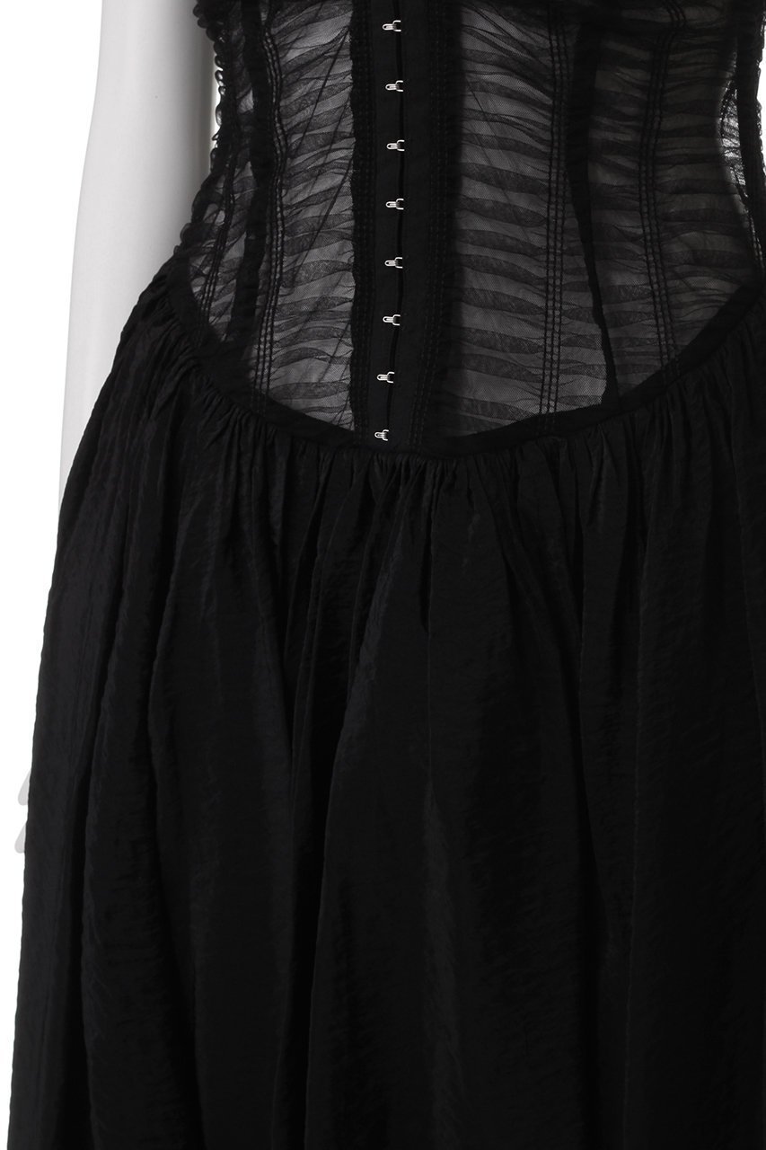 【プランク プロジェクト/PRANK PROJECT】のシャーリングチュールワンピース / Shirring Tulle Dress 人気、トレンドファッション・服の通販 founy(ファニー) 　ファッション　Fashion　レディースファッション　Fashion for Women　ワンピース　Dresses　フォーマル・パーティードレス・結婚式用ドレス　Elegant & Casual Dresses　チュニック　Tunic Tops & Dresses　おすすめ　Recommended / Our Picks　インナー　Innerwear　キャミワンピース　Cami Dress, Slip Dress　シアー　Sheer, See-Through　シャーリング　Shirring, Ruched　タンク　Tank Top, Sleeveless Top　チュニック　Tunic, Long Top　チュール　Tulip, Tulip Motif　ドレス　Dress, One-Piece　パーティ　Party, Party Style　リゾート　Resort, Vacation Style　ロング　Long, Long-Length　ワッシャー　Washer, Crinkled Finish　エレガント 上品　Elegant　other-5|ID: prp329100004308138 ipo3291000000032881922