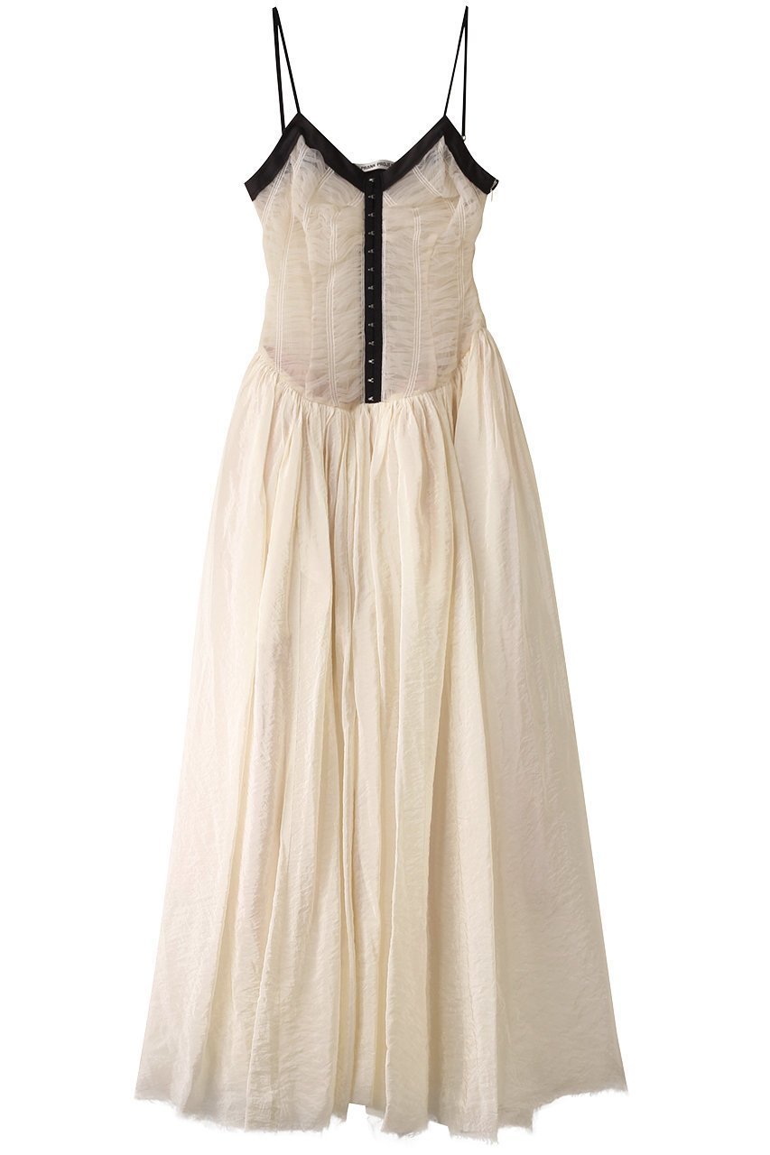 【プランク プロジェクト/PRANK PROJECT】のシャーリングチュールワンピース / Shirring Tulle Dress インテリア・キッズ・メンズ・レディースファッション・服の通販 founy(ファニー) ファッション Fashion レディースファッション Fashion for Women ワンピース Dresses フォーマル・パーティードレス・結婚式用ドレス Elegant & Casual Dresses チュニック Tunic Tops & Dresses おすすめ Recommended / Our Picks インナー Innerwear キャミワンピース Cami Dress, Slip Dress シアー Sheer, See-Through シャーリング Shirring, Ruched タンク Tank Top, Sleeveless Top チュニック Tunic, Long Top チュール Tulip, Tulip Motif ドレス Dress, One-Piece パーティ Party, Party Style リゾート Resort, Vacation Style ロング Long, Long-Length ワッシャー Washer, Crinkled Finish エレガント 上品 Elegant WHT(ホワイト)|ID: prp329100004308138 ipo3291000000034421821