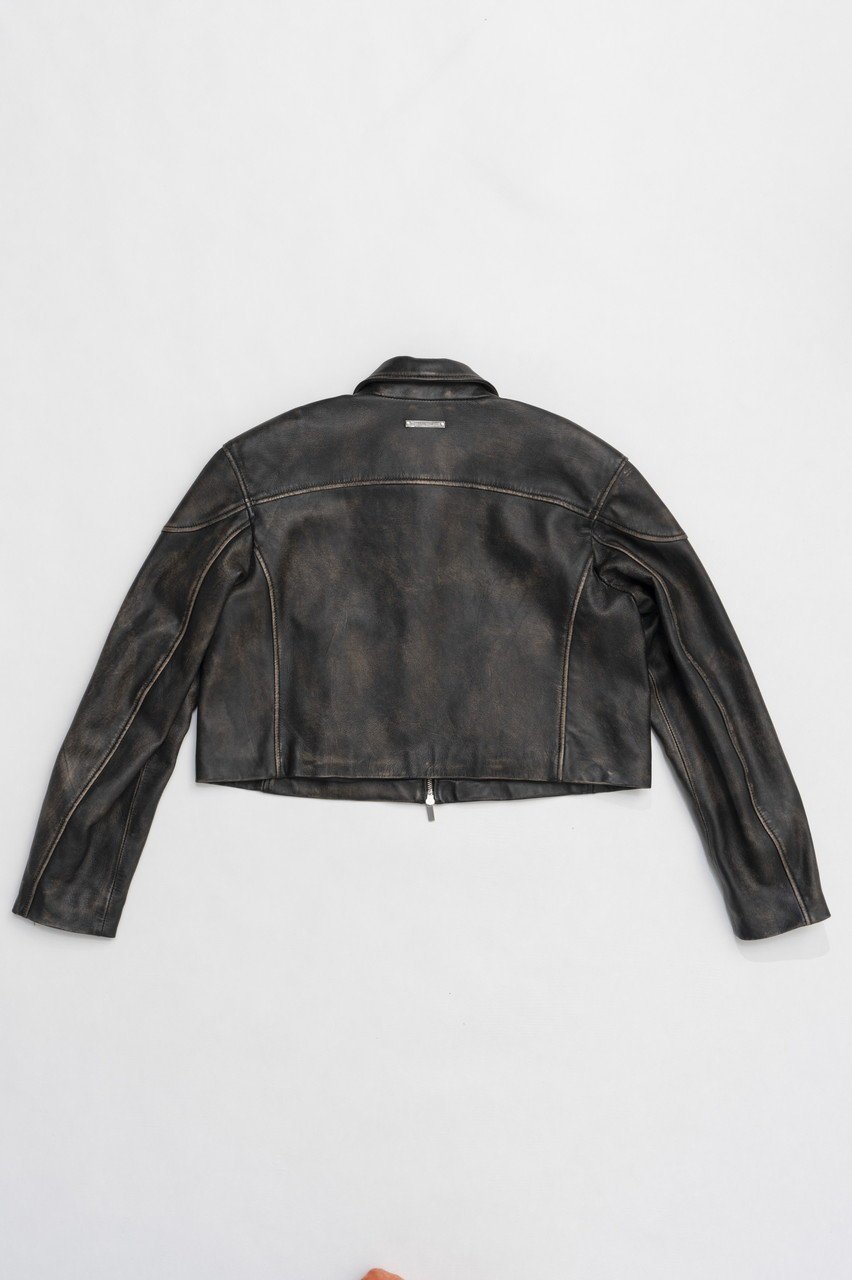 【プランク プロジェクト/PRANK PROJECT】のレザークロップドモトジャケット / Leather Cropped Moto Jacket 人気、トレンドファッション・服の通販 founy(ファニー) 　ファッション　Fashion　レディースファッション　WOMEN　アウター　Coat Outerwear　ジャケット　Jackets　ブルゾン　Blouson/Jackets　おすすめ　Recommend　クロップド　Cropped　シンプル　Simple　ジャケット　Jacket　バランス　Balance　ブルゾン　Blouson　レース　Race　軽量　Lightweight　other-4|ID: prp329100004308139 ipo3291000000031367527