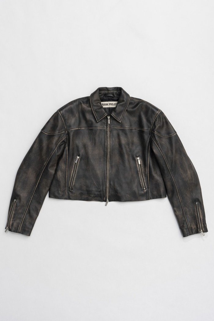 【プランク プロジェクト/PRANK PROJECT】のレザークロップドモトジャケット / Leather Cropped Moto Jacket インテリア・キッズ・メンズ・レディースファッション・服の通販 founy(ファニー) https://founy.com/ ファッション Fashion レディースファッション Fashion for Women アウター Coat / Outerwear Collection レディースジャケット・軽アウター Jackets ブルゾンジャケット・スポーティアウター Blouson Jackets おすすめ Recommended / Our Picks クロップド Cropped, Short Length シンプル Simple, Minimal ジャケット Jacket, Outerwear バランス Balance, Style Balance ブルゾン Blouson, Bomber Jacket レース Lace, Lace Fabric 軽量 Lightweight, Ultra Light |ID: prp329100004308139 ipo3291000000035825874