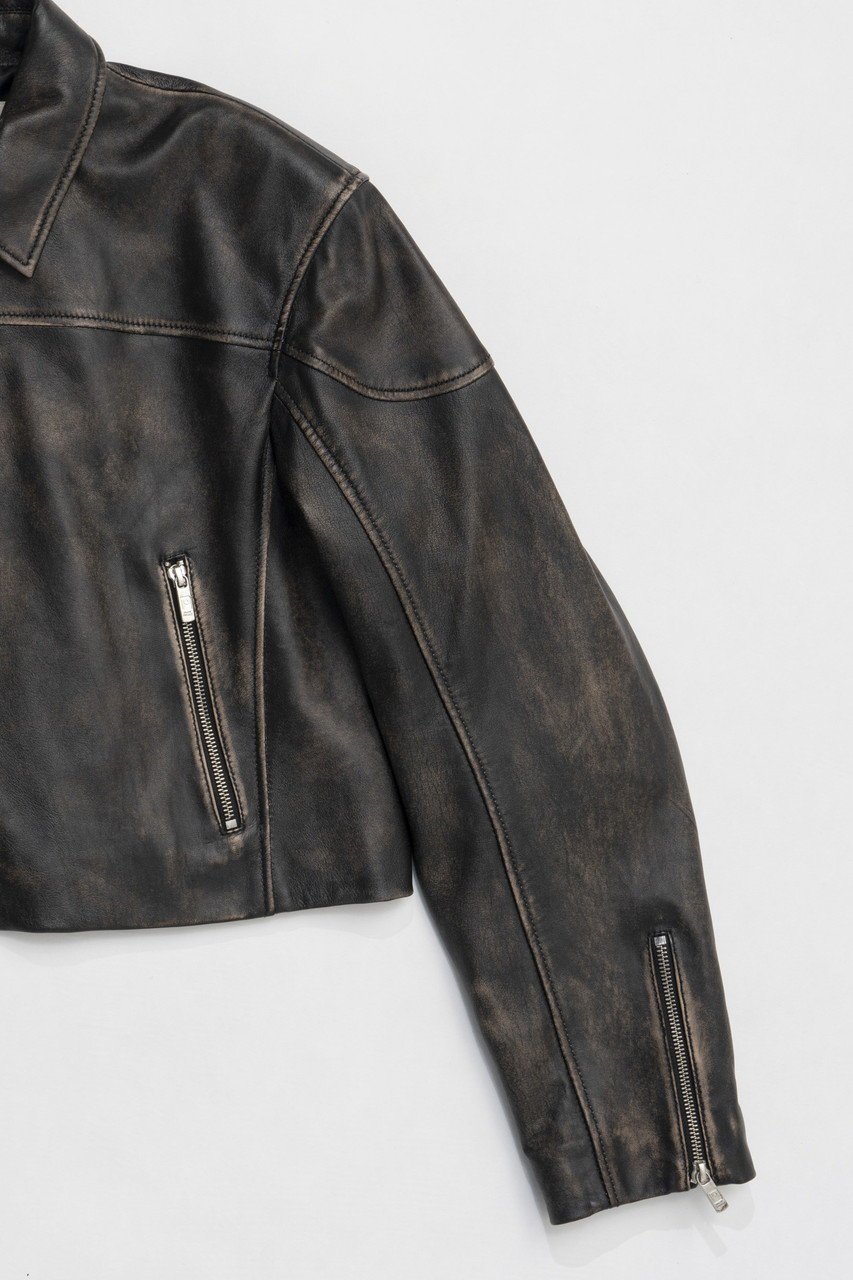 【プランク プロジェクト/PRANK PROJECT】のレザークロップドモトジャケット / Leather Cropped Moto Jacket 人気、トレンドファッション・服の通販 founy(ファニー) 　ファッション　Fashion　レディースファッション　Fashion for Women　アウター　Coat / Outerwear Collection　レディースジャケット・軽アウター　Jackets　ブルゾンジャケット・スポーティアウター　Blouson Jackets　おすすめ　Recommended / Our Picks　クロップド　Cropped, Short Length　シンプル　Simple, Minimal　ジャケット　Jacket, Outerwear　バランス　Balance, Style Balance　ブルゾン　Blouson, Bomber Jacket　レース　Lace, Lace Fabric　軽量　Lightweight, Ultra Light　other-3|ID: prp329100004308139 ipo3291000000035825878