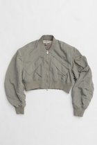 【プランク プロジェクト/PRANK PROJECT】のパワーショルダーショートブルゾン / Power Shoulder Short Blouson KHK(カーキ)|ID:prp329100004308141