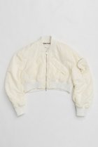 【プランク プロジェクト/PRANK PROJECT】のパワーショルダーショートブルゾン / Power Shoulder Short Blouson WHT(ホワイト)|ID:prp329100004308141