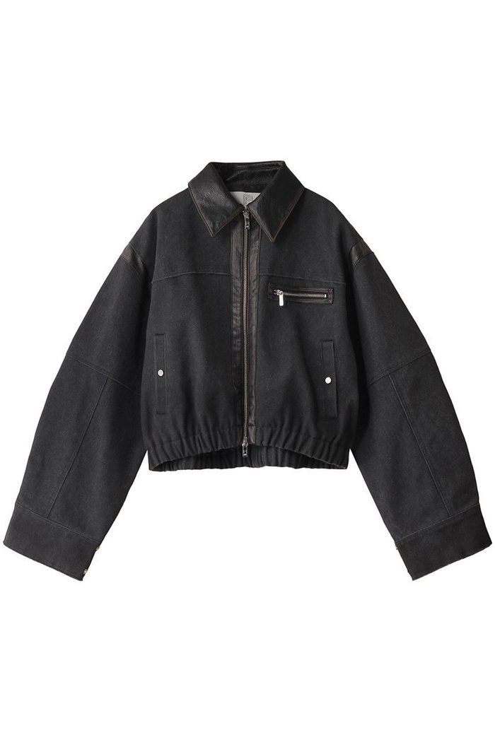 【プランク プロジェクト/PRANK PROJECT】のキャンバスショートブルゾン / Canvas Short Blouson インテリア・キッズ・メンズ・レディースファッション・服の通販 founy(ファニー) https://founy.com/ ファッション Fashion レディースファッション Fashion for Women アウター Coat / Outerwear Collection レディースジャケット・軽アウター Jackets ブルゾンジャケット・スポーティアウター Blouson Jackets おすすめ Recommended / Our Picks キャンバス Canvas, Canvas Fabric ショルダー Shoulder, Shoulder Strap ショート Short, Short Length ジャケット Jacket, Outerwear タイトスカート Pencil Skirt, Tight Skirt バランス Balance, Style Balance フェイクレザー Faux Leather, PU Leather フェミニン Feminine, Girly ブルゾン Blouson, Bomber Jacket ヴィンテージ Vintage Style |ID: prp329100004308142 ipo3291000000032917907