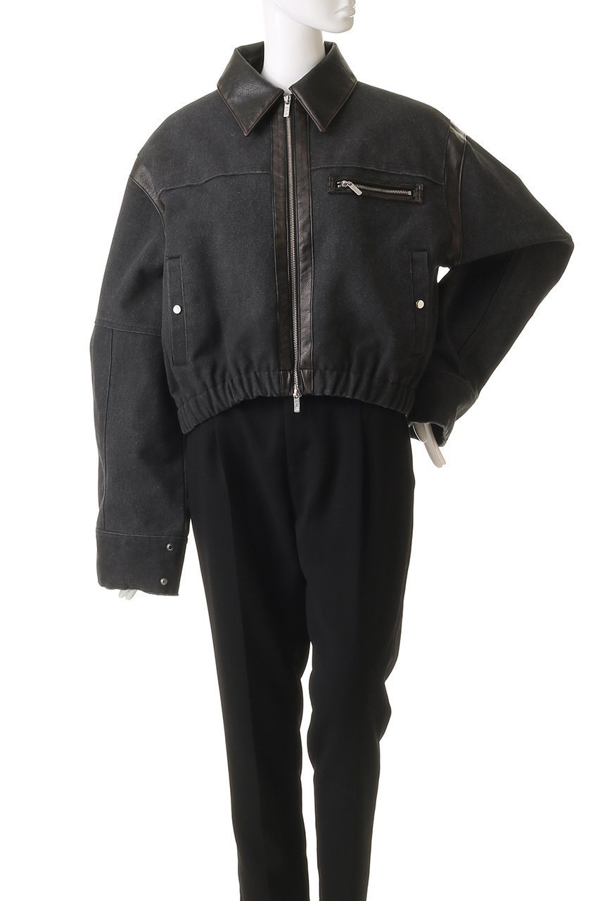 【プランク プロジェクト/PRANK PROJECT】のキャンバスショートブルゾン / Canvas Short Blouson 人気、トレンドファッション・服の通販 founy(ファニー) 　ファッション　Fashion　レディースファッション　Fashion for Women　アウター　Coat / Outerwear Collection　レディースジャケット・軽アウター　Jackets　ブルゾンジャケット・スポーティアウター　Blouson Jackets　おすすめ　Recommended / Our Picks　キャンバス　Canvas, Canvas Fabric　ショルダー　Shoulder, Shoulder Strap　ショート　Short, Short Length　ジャケット　Jacket, Outerwear　タイトスカート　Pencil Skirt, Tight Skirt　バランス　Balance, Style Balance　フェイクレザー　Faux Leather, PU Leather　フェミニン　Feminine, Girly　ブルゾン　Blouson, Bomber Jacket　ヴィンテージ　Vintage Style　other-2|ID: prp329100004308142 ipo3291000000032917926