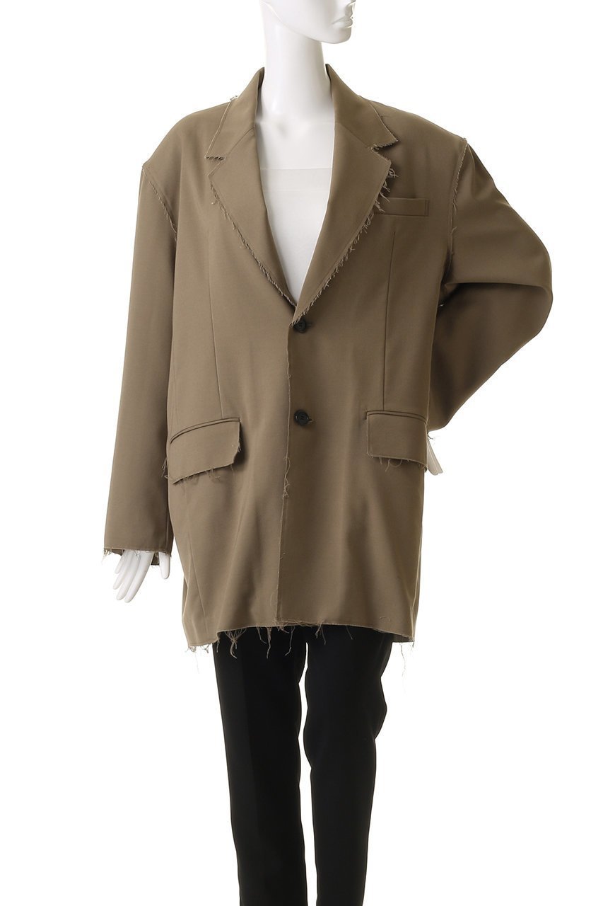 【プランク プロジェクト/PRANK PROJECT】のローエッジオーバーサイズジャケット / Low Edge Over Jacket 人気、トレンドファッション・服の通販 founy(ファニー) 　ファッション　Fashion　レディースファッション　Fashion for Women　アウター　Coat / Outerwear Collection　レディースジャケット・軽アウター　Jackets　おすすめ　Recommended / Our Picks　ジャケット　Jacket, Outerwear　ツイル　Twist, Twisted Detail　バランス　Balance, Style Balance　レース　Lace, Lace Fabric　other-2|ID: prp329100004308145 ipo3291000000032920639