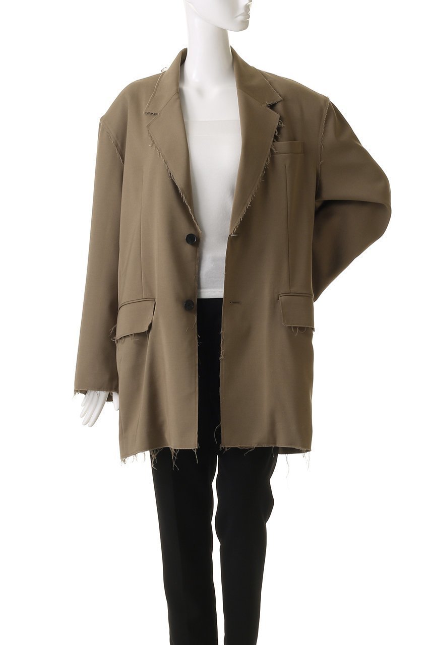 【プランク プロジェクト/PRANK PROJECT】のローエッジオーバーサイズジャケット / Low Edge Over Jacket 人気、トレンドファッション・服の通販 founy(ファニー) 　ファッション　Fashion　レディースファッション　Fashion for Women　アウター　Coat / Outerwear Collection　レディースジャケット・軽アウター　Jackets　おすすめ　Recommended / Our Picks　ジャケット　Jacket, Outerwear　ツイル　Twist, Twisted Detail　バランス　Balance, Style Balance　レース　Lace, Lace Fabric　other-7|ID: prp329100004308145 ipo3291000000032920689