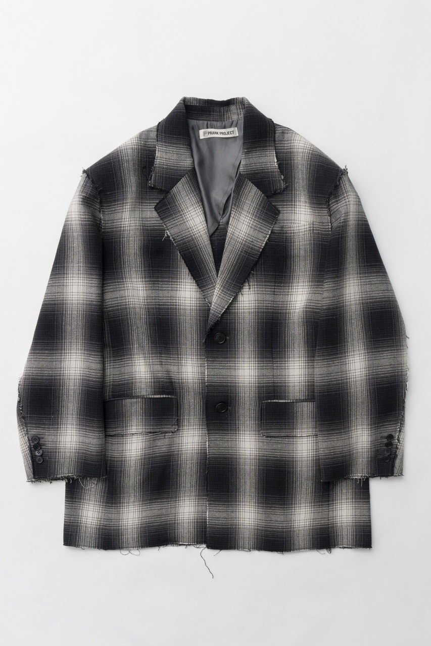 【プランク プロジェクト/PRANK PROJECT】のローエッジオーバーサイズジャケット / Low Edge Over Jacket 人気、トレンドファッション・服の通販 founy(ファニー) 　ファッション　Fashion　レディースファッション　Fashion for Women　アウター　Coat / Outerwear Collection　レディースジャケット・軽アウター　Jackets　おすすめ　Recommended / Our Picks　ジャケット　Jacket, Outerwear　ツイル　Twist, Twisted Detail　バランス　Balance, Style Balance　レース　Lace, Lace Fabric　 other-1|ID: prp329100004308145 ipo3291000000036029649