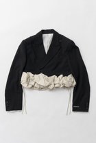 【プランク プロジェクト/PRANK PROJECT】のボリュームモチーフショートジャケット / Volume Motif Short Jacket BLK(ブラック)|ID:prp329100004308150