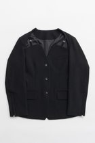 【プランク プロジェクト/PRANK PROJECT】のオープンネックジャケット / Open Neck Jacket BLK(ブラック)|ID: prp329100004308152 ipo3291000000029873938