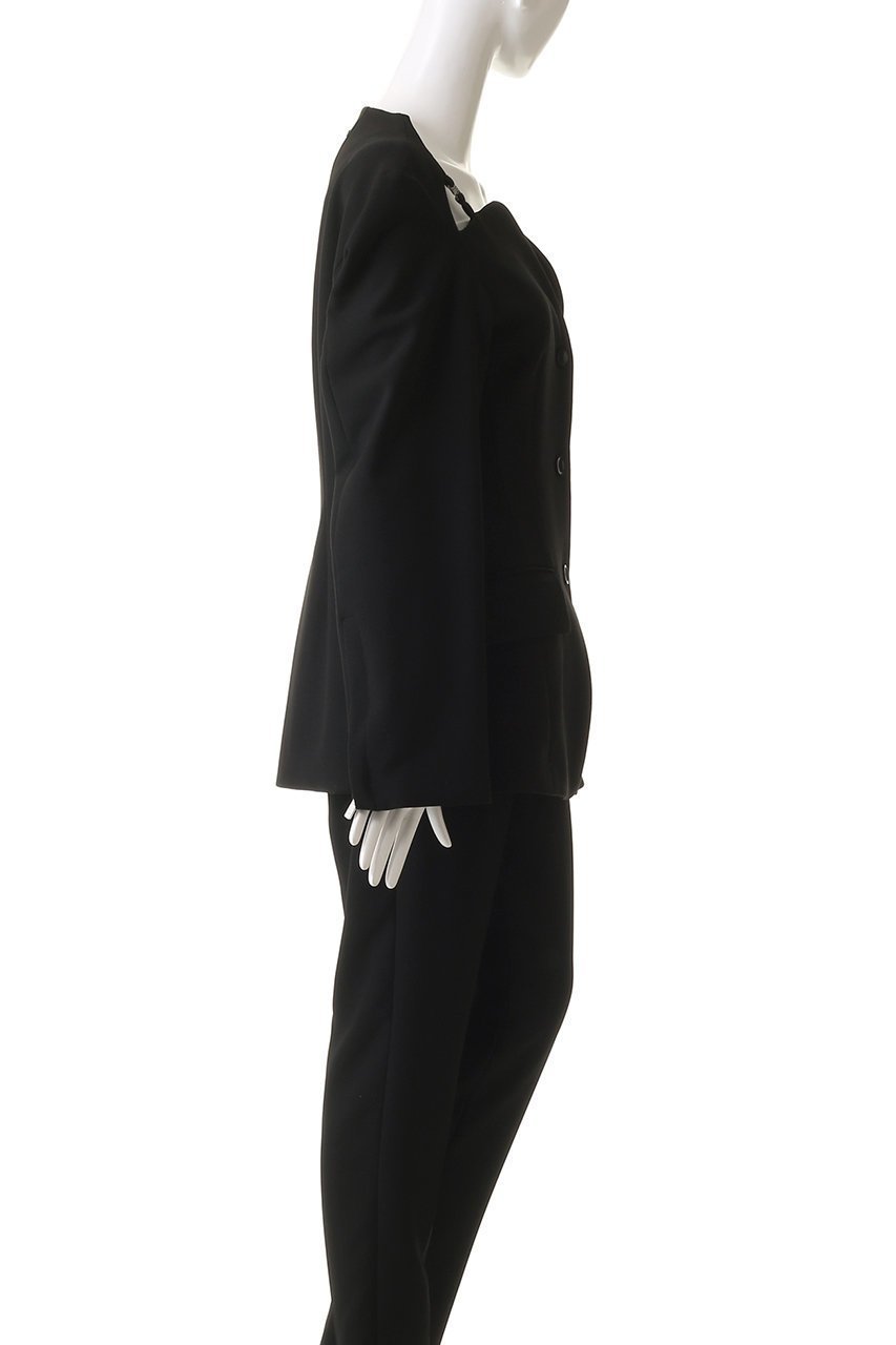 【プランク プロジェクト/PRANK PROJECT】のオープンネックジャケット / Open Neck Jacket 人気、トレンドファッション・服の通販 founy(ファニー) 　ファッション　Fashion　レディースファッション　Fashion for Women　アウター　Coat / Outerwear Collection　レディースジャケット・軽アウター　Jackets　おすすめ　Recommended / Our Picks　カッティング　Cutting Detail　クラシカル　Classical, Vintage-Inspired　シェイプ　Shape, Slim Fit　ジャケット　Jacket, Outerwear　スウェット / スエット　Sweatshirt, Sweatwear　セットアップ　Set-Up, Coordinated Outfit　チェック　Check, Plaid, Tartan　デニム　Denim, Jeans Material　ボトム　Bottoms, Lower Wear　マニッシュ　Mannish, Boyish　無地　Plain, Solid Color　other-3|ID: prp329100004308152 ipo3291000000035884705