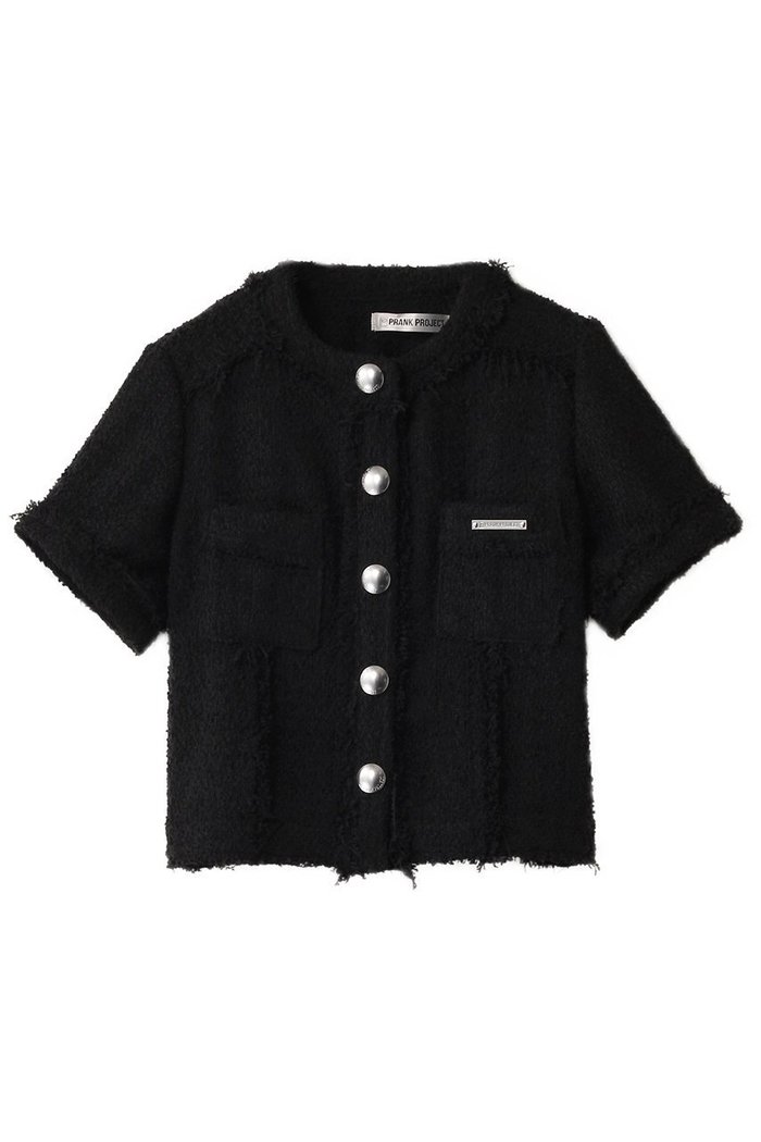 【プランク プロジェクト/PRANK PROJECT】のハーフスリーブツイードトップ / Half-Sleeve Tweed Top インテリア・キッズ・メンズ・レディースファッション・服の通販 founy(ファニー) https://founy.com/ ファッション Fashion レディースファッション Fashion for Women アウター Coat / Outerwear Collection レディースジャケット・軽アウター Jackets おすすめ Recommended / Our Picks インナー Innerwear カーゴパンツ Cargo Pants, Utility Pants コンパクト Compact, Small Size ジャケット Jacket, Outerwear タンク Tank Top, Sleeveless Top ツイード Twill, Twill Weave ワイド Wide, Wide Fit エレガント 上品 Elegant 夏 Summer 春 Spring S/S・春夏 SS, Spring/Summer, Warm Season |ID: prp329100004308153 ipo3291000000036797203