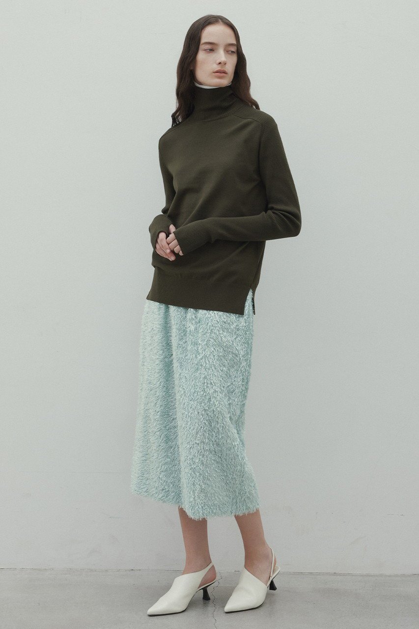 【ベイジ,/BEIGE,】のWILLOW(ウィロウ)/リブハイネックニット 人気、トレンドファッション・服の通販 founy(ファニー) 　ファッション　Fashion　レディースファッション　Fashion for Women　トップス・カットソー　Cut & Sew Tops　ニット　Knit Tops & Sweaters　カジュアルプルオーバー・ニットトップス　Pullovers & Knit Tops / Casual Pullovers　シンプル　Simple, Minimal　スリット　Slit, Slit Detail　ハイネック　High Neck, Mock Neck　バランス　Balance, Style Balance　定番　Standard, Basic Item　other-6|ID: prp329100004308158 ipo3291000000036062671