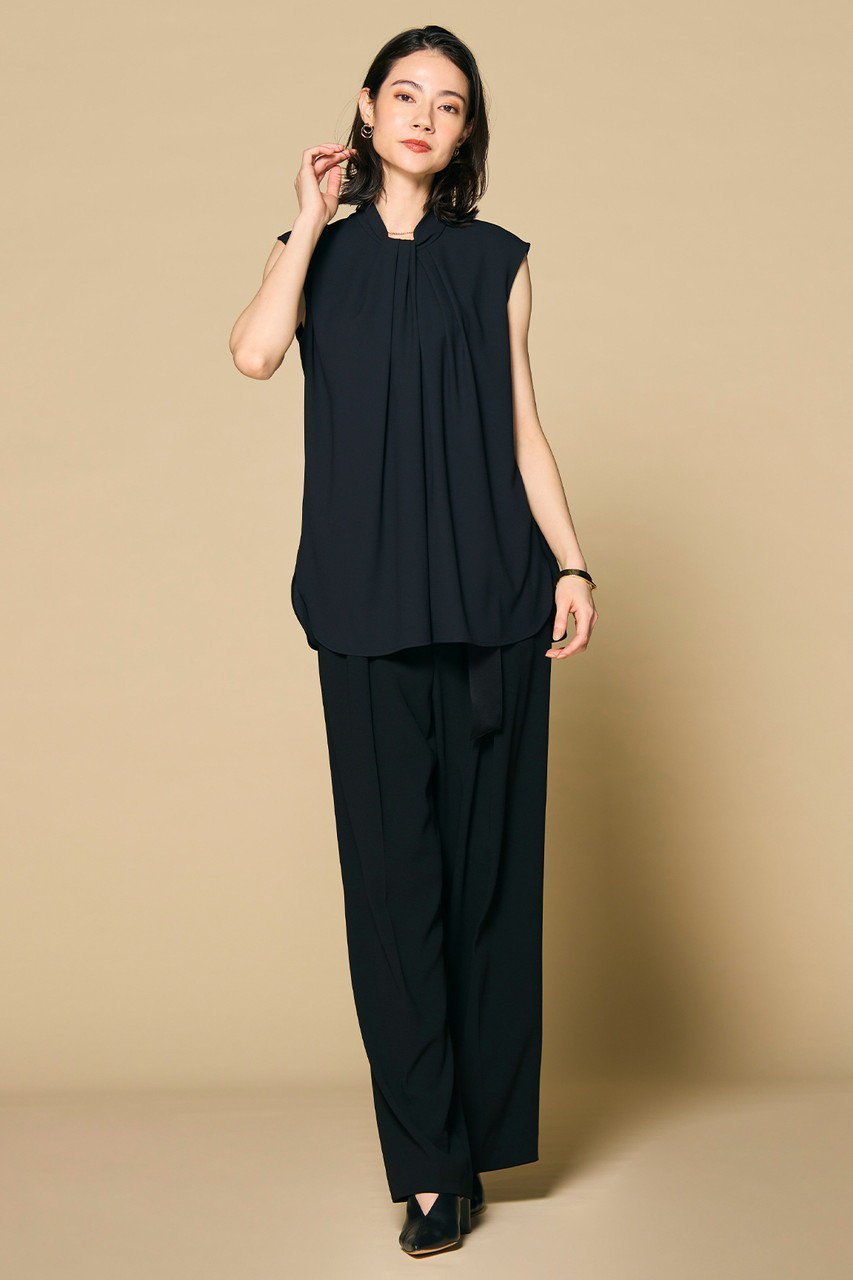 【ベイジ,/BEIGE,】のANITA(アニータ)/ノースリーブタックブラウス 人気、トレンドファッション・服の通販 founy(ファニー) 　ファッション　Fashion　レディースファッション　Fashion for Women　トップス・カットソー　Cut & Sew Tops　キャミソール&ノースリーブ　Camisoles & Sleeveless Tops　シャツ・ブラウス・オフィスカジュアル　Elegant Blouses & Button-Ups　インナー　Innerwear　エレガント 上品　Elegant　ジャケット　Jacket, Outerwear　ノースリーブ　Sleeveless, No-Sleeve　ファブリック　Fabric, Textile　other-6|ID: prp329100004308162 ipo3291000000032882495