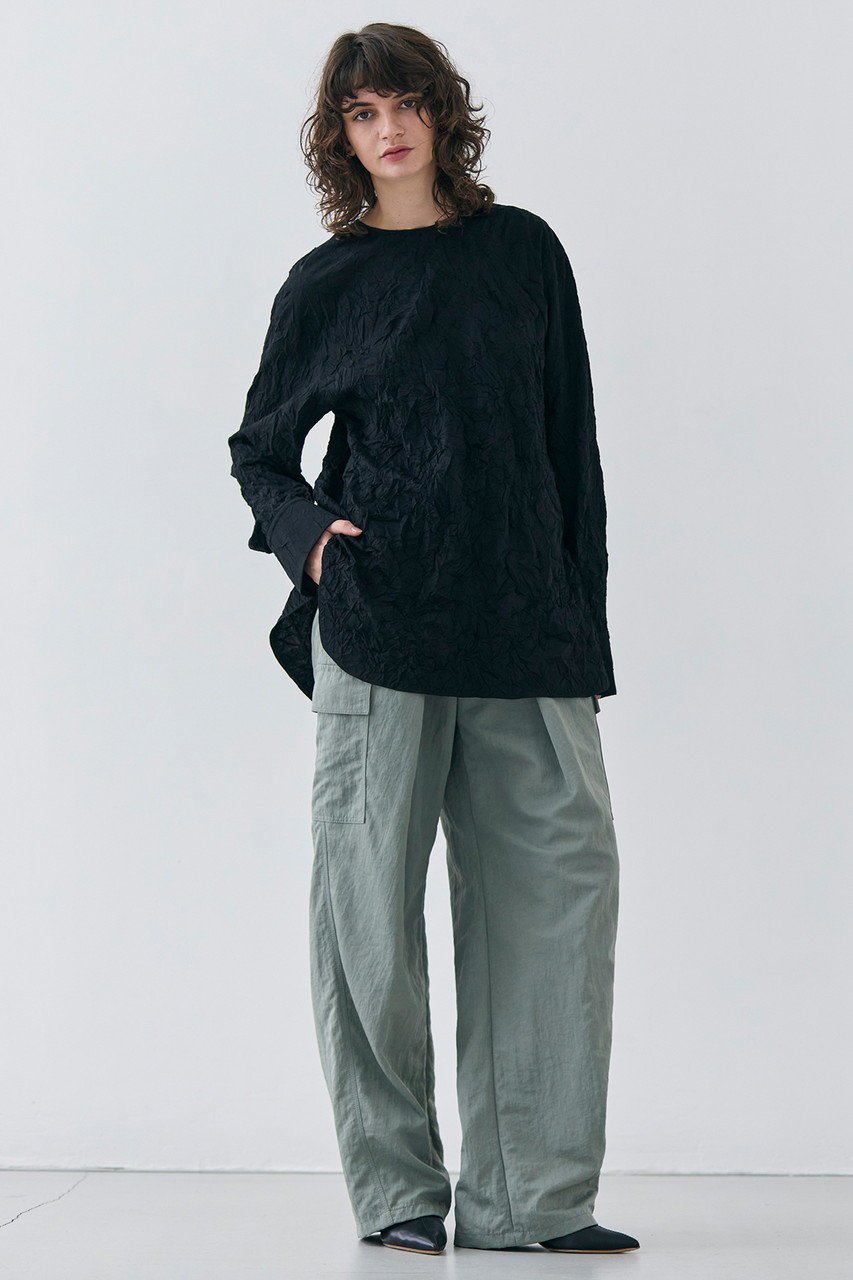 【ベイジ,/BEIGE,】のASTILBE(アスチルベ)/コットンジャージークルーネックブラウス 人気、トレンドファッション・服の通販 founy(ファニー) 　ファッション　Fashion　レディースファッション　Fashion for Women　トップス・カットソー　Cut & Sew Tops　シャツ・ブラウス・オフィスカジュアル　Elegant Blouses & Button-Ups　シンプル　Simple, Minimal　スリーブ　Sleeve, Long Sleeve / Short Sleeve　ロング　Long, Long-Length　other-6|ID: prp329100004308164 ipo3291000000032882621