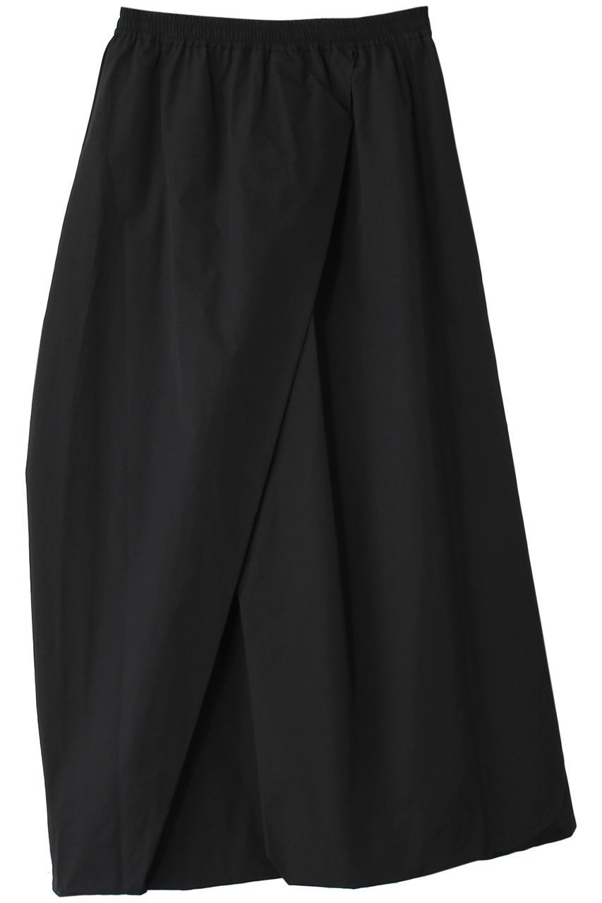 【ミディウミソリッド/MIDIUMISOLID】のnylon drape asymmetry SK.R スカート インテリア・キッズ・メンズ・レディースファッション・服の通販 founy(ファニー) 　ファッション　Fashion　レディースファッション　Fashion for Women　スカート　Skirts　ロングスカート　Long Skirts / Maxi & Midi Skirts　おすすめ　Recommended / Our Picks　アシンメトリー　Asymmetrical Style　ドレープ　Drape, Draping Fabric　ロング　Long, Long-Length　black|ID: prp329100004308167 ipo3291000000034970850