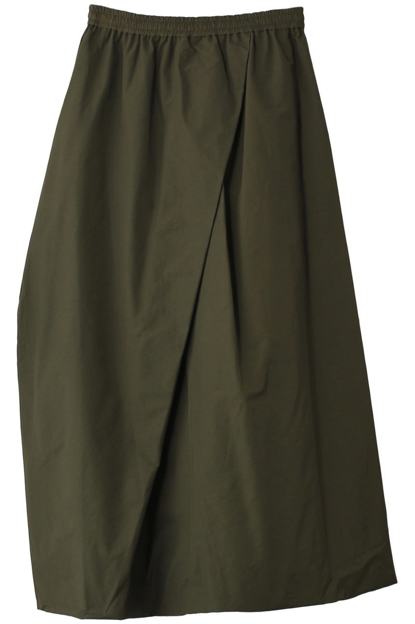 【ミディウミソリッド/MIDIUMISOLID】のnylon drape asymmetry SK.R スカート インテリア・キッズ・メンズ・レディースファッション・服の通販 founy(ファニー) 　ファッション　Fashion　レディースファッション　Fashion for Women　スカート　Skirts　ロングスカート　Long Skirts / Maxi & Midi Skirts　おすすめ　Recommended / Our Picks　アシンメトリー　Asymmetrical Style　ドレープ　Drape, Draping Fabric　ロング　Long, Long-Length　khaki|ID: prp329100004308167 ipo3291000000035511123
