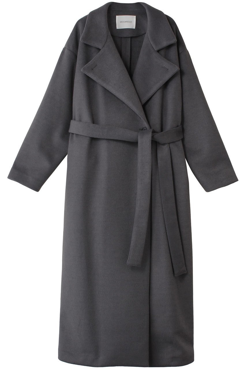 【ミディウミソリッド/MIDIUMISOLID】のlong CT with belt.M コート インテリア・キッズ・メンズ・レディースファッション・服の通販 founy(ファニー) ファッション Fashion レディースファッション Fashion for Women アウター Coat / Outerwear Collection コート・ロングコート・ピーコート Long Coats, Peacoats & More ロング Long, Long-Length c.gray|ID: prp329100004308169 ipo3291000000032936114