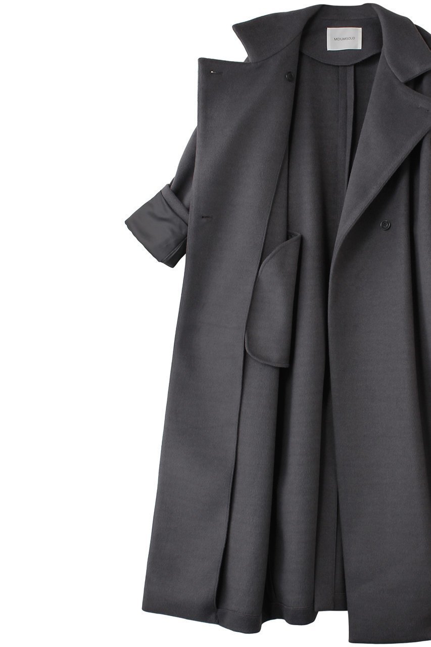 【ミディウミソリッド/MIDIUMISOLID】のlong CT with belt.M コート 人気、トレンドファッション・服の通販 founy(ファニー) ファッション Fashion レディースファッション Fashion for Women アウター Coat / Outerwear Collection コート・ロングコート・ピーコート Long Coats, Peacoats & More ロング Long, Long-Length other-6|ID: prp329100004308169 ipo3291000000032936158