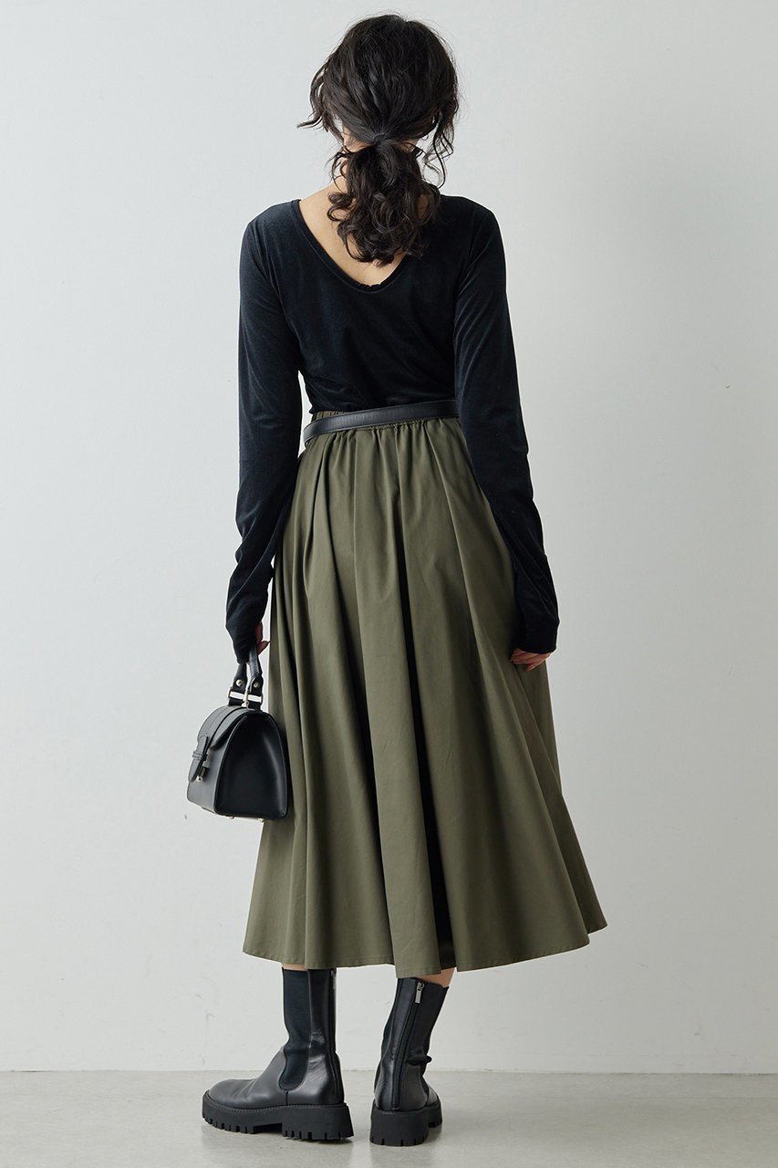 【ウィムガゼット/Whim Gazette】のナイロンツイルスカート 人気、トレンドファッション・服の通販 founy(ファニー) 　ファッション　Fashion　レディースファッション　Fashion for Women　スカート　Skirts　ロングスカート　Long Skirts / Maxi & Midi Skirts　ギャザー　Gathered, Ruffled　パターン　Pattern, Design Print　ミリタリー　Military, Army Style　ロング　Long, Long-Length　エレガント 上品　Elegant　other-4|ID: prp329100004308181 ipo3291000000032826218
