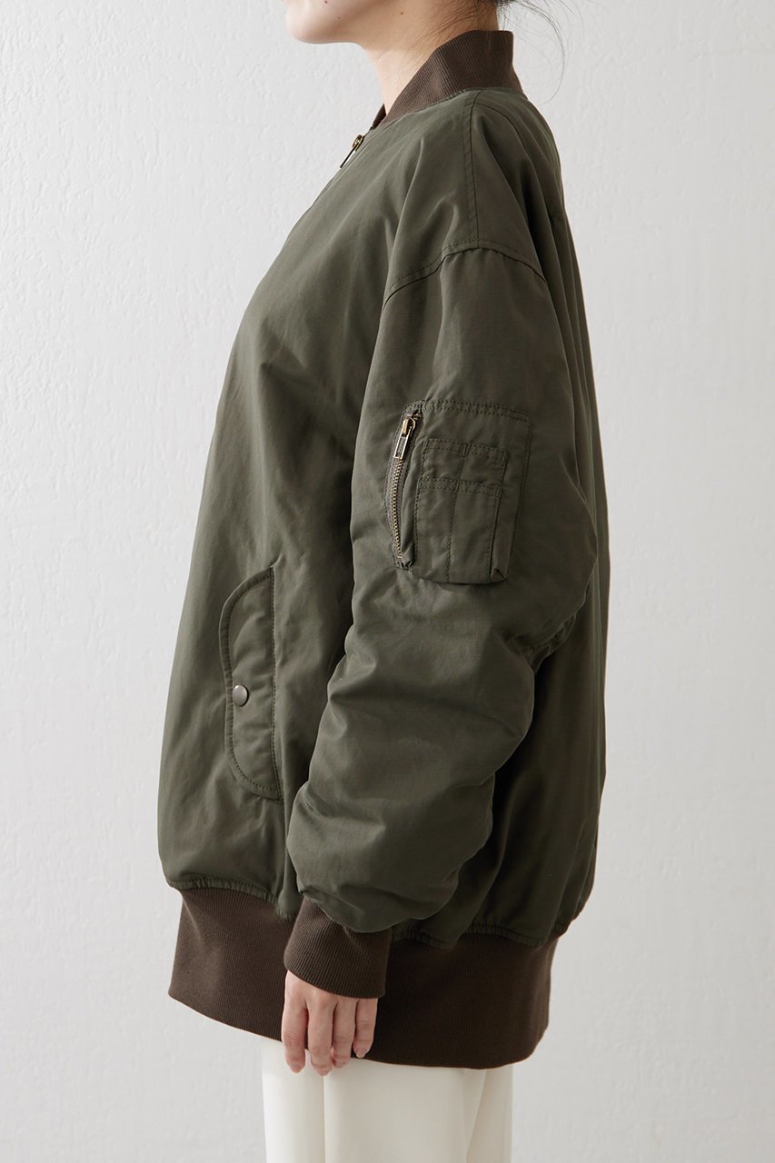 【ウィムガゼット/Whim Gazette】のナイロンツイルMA-1 人気、トレンドファッション・服の通販 founy(ファニー) 　ファッション　Fashion　レディースファッション　Fashion for Women　アウター　Coat / Outerwear Collection　レディースジャケット・軽アウター　Jackets　ブルゾンジャケット・スポーティアウター　Blouson Jackets　MA-1ジャケット　MA-1 Bomber Jackets / Flight Jackets　おすすめ　Recommended / Our Picks　ショルダー　Shoulder, Shoulder Strap　ジャケット　Jacket, Outerwear　ドロップ　Drop Shoulder, Dropped Style　バランス　Balance, Style Balance　フェミニン　Feminine, Girly　フォルム　Silhouette, Form　ブルゾン　Blouson, Bomber Jacket　ボトム　Bottoms, Lower Wear　ミックス　Mix, Mixed Style　リラックス　Relax, Relaxed Fit　エレガント 上品　Elegant　other-3|ID: prp329100004308182 ipo3291000000032911834