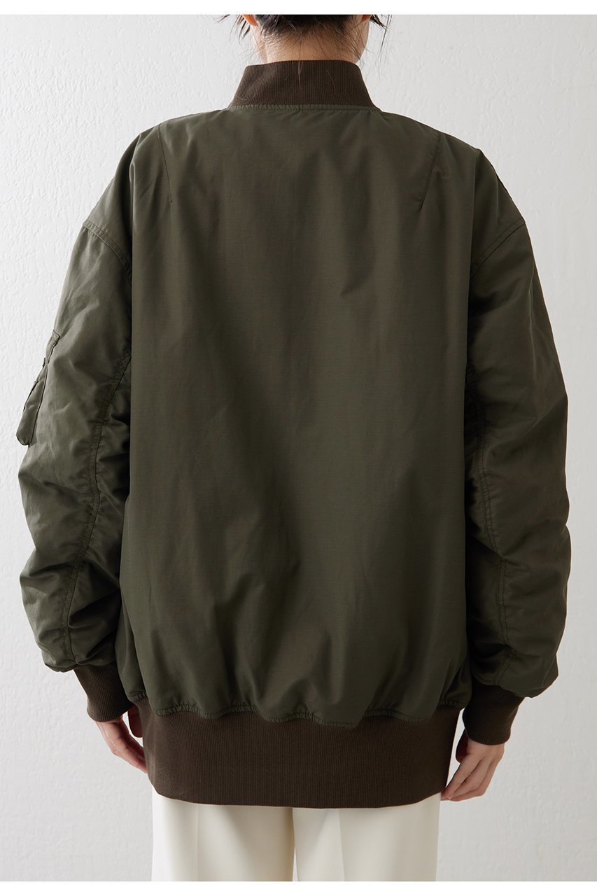 【ウィムガゼット/Whim Gazette】のナイロンツイルMA-1 人気、トレンドファッション・服の通販 founy(ファニー) 　ファッション　Fashion　レディースファッション　Fashion for Women　アウター　Coat / Outerwear Collection　レディースジャケット・軽アウター　Jackets　ブルゾンジャケット・スポーティアウター　Blouson Jackets　MA-1ジャケット　MA-1 Bomber Jackets / Flight Jackets　おすすめ　Recommended / Our Picks　ショルダー　Shoulder, Shoulder Strap　ジャケット　Jacket, Outerwear　ドロップ　Drop Shoulder, Dropped Style　バランス　Balance, Style Balance　フェミニン　Feminine, Girly　フォルム　Silhouette, Form　ブルゾン　Blouson, Bomber Jacket　ボトム　Bottoms, Lower Wear　ミックス　Mix, Mixed Style　リラックス　Relax, Relaxed Fit　エレガント 上品　Elegant　other-4|ID: prp329100004308182 ipo3291000000032911837