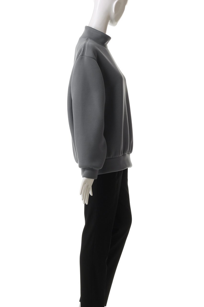 【アルアバイル/allureville】のボンディングアシンメトリーZIPプルオーバー 人気、トレンドファッション・服の通販 founy(ファニー) 　ファッション　Fashion　レディースファッション　Fashion for Women　トップス・カットソー　Cut & Sew Tops　シャツ・ブラウス・オフィスカジュアル　Elegant Blouses & Button-Ups　レディースパーカー・カジュアルフーディー　Casual Hoodies & Sweatshirts　ロングTシャツ・Tシャツ　Longline T-Shirts & Tees　カジュアルプルオーバー・ニットトップス　Pullovers & Knit Tops / Casual Pullovers　スウェット・クルーネックトップス　Sweatshirts & Crewnecks / Relaxed Fit Sweat Tops　カットソー・ベーシックTシャツ　Cut-and-Sewn Tops / Stretch Tees & Basics　エアリー　Airy Texture　スリット　Slit, Slit Detail　フィット　Fit, Slim Fit　ミックス　Mix, Mixed Style　エレガント 上品　Elegant　再入荷　Restock / Back in Stock　other-3|ID: prp329100004308197 ipo3291000000032705769