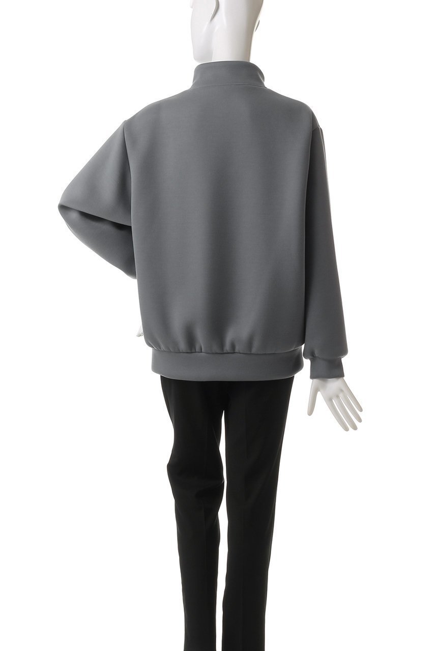 【アルアバイル/allureville】のボンディングアシンメトリーZIPプルオーバー 人気、トレンドファッション・服の通販 founy(ファニー) 　ファッション　Fashion　レディースファッション　Fashion for Women　トップス・カットソー　Cut & Sew Tops　シャツ・ブラウス・オフィスカジュアル　Elegant Blouses & Button-Ups　レディースパーカー・カジュアルフーディー　Casual Hoodies & Sweatshirts　ロングTシャツ・Tシャツ　Longline T-Shirts & Tees　カジュアルプルオーバー・ニットトップス　Pullovers & Knit Tops / Casual Pullovers　スウェット・クルーネックトップス　Sweatshirts & Crewnecks / Relaxed Fit Sweat Tops　カットソー・ベーシックTシャツ　Cut-and-Sewn Tops / Stretch Tees & Basics　エアリー　Airy Texture　スリット　Slit, Slit Detail　フィット　Fit, Slim Fit　ミックス　Mix, Mixed Style　エレガント 上品　Elegant　再入荷　Restock / Back in Stock　other-4|ID: prp329100004308197 ipo3291000000032705770