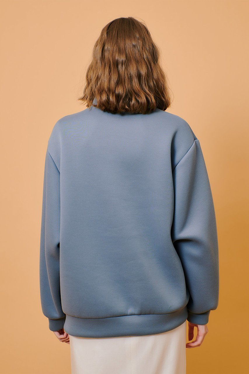 【アルアバイル/allureville】のボンディングアシンメトリーZIPプルオーバー 人気、トレンドファッション・服の通販 founy(ファニー) 　ファッション　Fashion　レディースファッション　Fashion for Women　トップス・カットソー　Cut & Sew Tops　シャツ・ブラウス・オフィスカジュアル　Elegant Blouses & Button-Ups　レディースパーカー・カジュアルフーディー　Casual Hoodies & Sweatshirts　ロングTシャツ・Tシャツ　Longline T-Shirts & Tees　カジュアルプルオーバー・ニットトップス　Pullovers & Knit Tops / Casual Pullovers　スウェット・クルーネックトップス　Sweatshirts & Crewnecks / Relaxed Fit Sweat Tops　カットソー・ベーシックTシャツ　Cut-and-Sewn Tops / Stretch Tees & Basics　エアリー　Airy Texture　スリット　Slit, Slit Detail　フィット　Fit, Slim Fit　ミックス　Mix, Mixed Style　エレガント 上品　Elegant　再入荷　Restock / Back in Stock　other-8|ID: prp329100004308197 ipo3291000000032705775