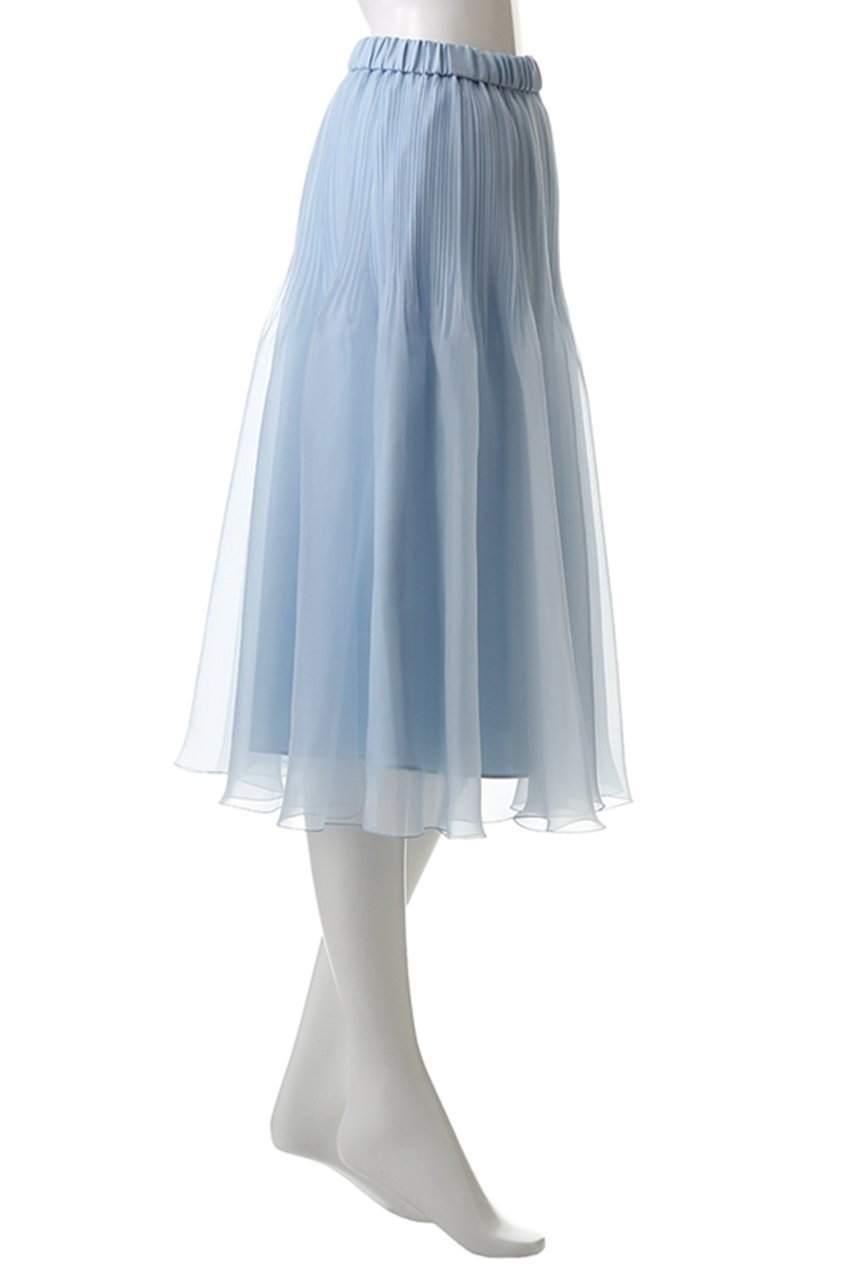 【アルアバイル/allureville】のシアーランダムプリーツスカート 人気、トレンドファッション・服の通販 founy(ファニー) 　ファッション　Fashion　レディースファッション　Fashion for Women　スカート　Skirts　プリーツスカート / 上品フェミニンスタイル　Pleated Skirts　おすすめ　Recommended / Our Picks　オーガンジー　Organza Fabric　シアー　Sheer, See-Through　シフォン　Chiffon, Lightweight Fabric　チュニック　Tunic, Long Top　トレンド　Trend, Trending Now　フェミニン　Feminine, Girly　プリーツ　Pleats, Pleated　エレガント 上品　Elegant　春　Spring　other-3|ID: prp329100004308201 ipo3291000000032685004