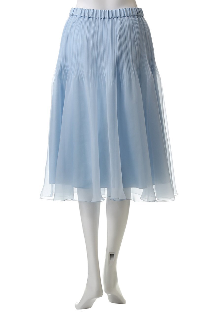 【アルアバイル/allureville】のシアーランダムプリーツスカート 人気、トレンドファッション・服の通販 founy(ファニー) 　ファッション　Fashion　レディースファッション　Fashion for Women　スカート　Skirts　プリーツスカート / 上品フェミニンスタイル　Pleated Skirts　おすすめ　Recommended / Our Picks　オーガンジー　Organza Fabric　シアー　Sheer, See-Through　シフォン　Chiffon, Lightweight Fabric　チュニック　Tunic, Long Top　トレンド　Trend, Trending Now　フェミニン　Feminine, Girly　プリーツ　Pleats, Pleated　エレガント 上品　Elegant　再入荷　Restock / Back in Stock　春　Spring　other-4|ID: prp329100004308201 ipo3291000000035052030