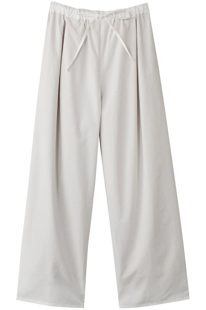 【ミズイロ インド/mizuiro ind】のperforated easy PT パンツ インテリア・キッズ・メンズ・レディースファッション・服の通販 founy(ファニー) https://founy.com/ ファッション Fashion レディースファッション Fashion for Women パンツ Pants & Trousers シンプル Simple, Minimal ドット Polka Dot, Dot Pattern ワイド Wide, Wide Fit |ID: prp329100004308205 ipo3291000000032915466